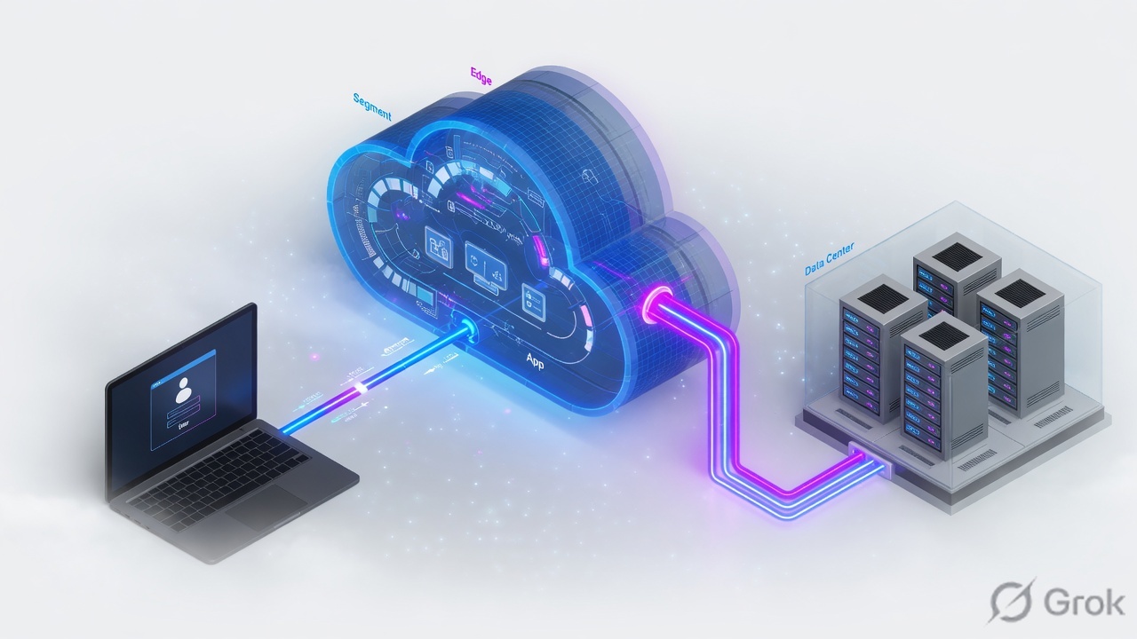 User, edge, segmented network, and application — trust is not the castle wall